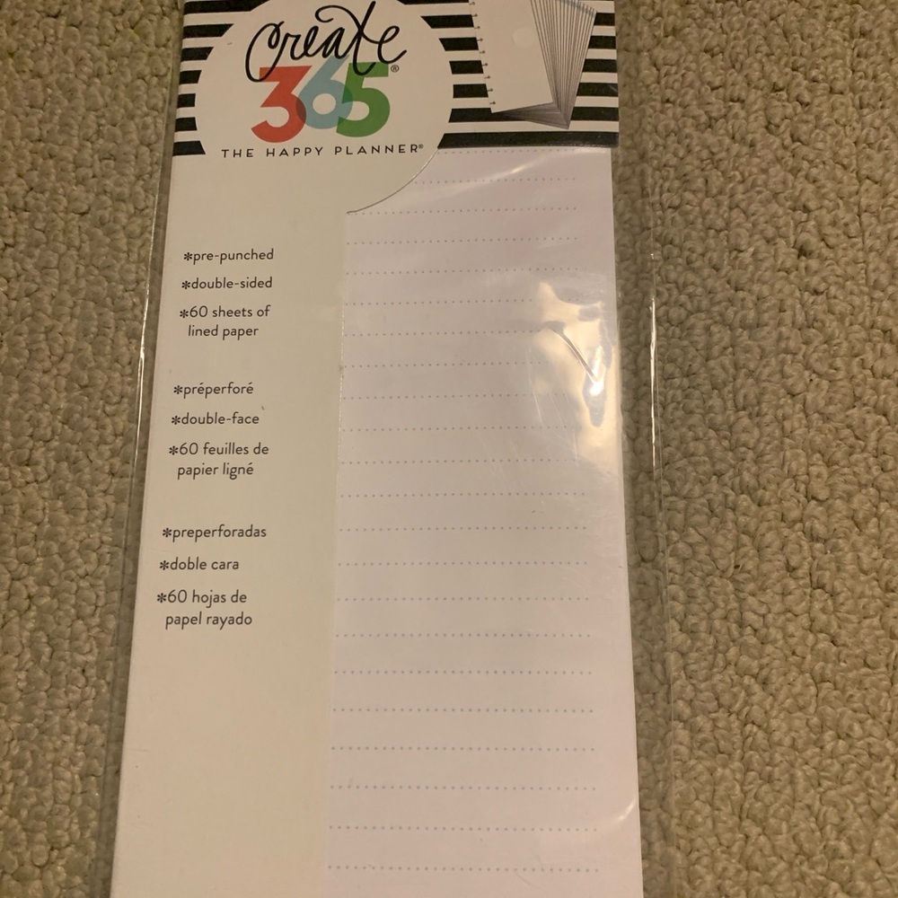 The Happy Planner White paper Set